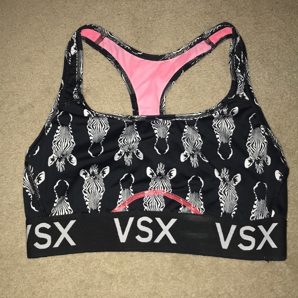 VS SPORT zebra sports bra!